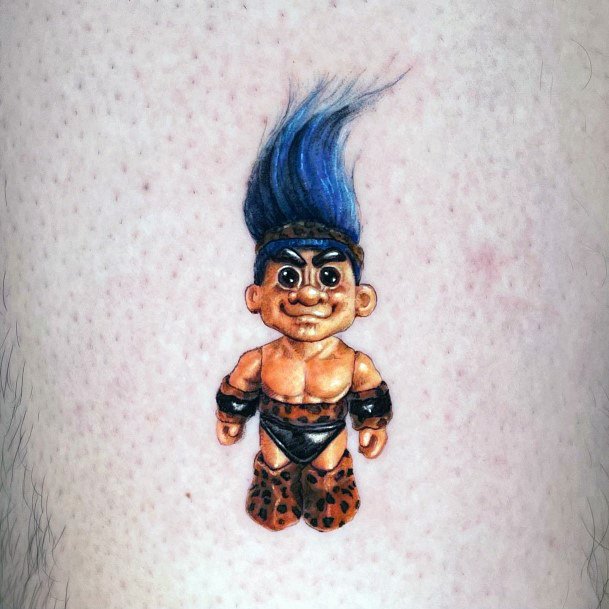 Girls Designs Troll Doll Tattoo