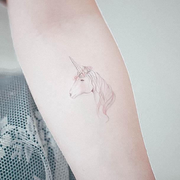 Girls Designs Unicorn Tattoo