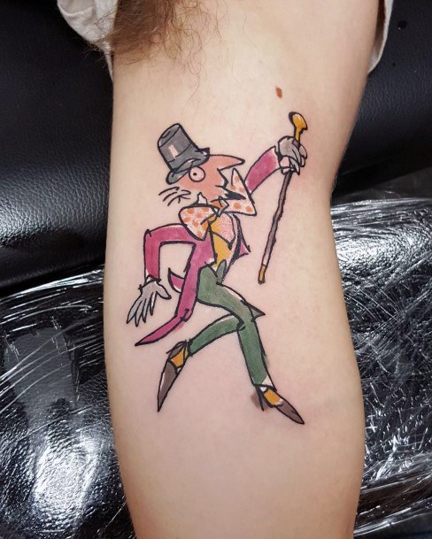 Girls Designs Willy Wonka Tattoo