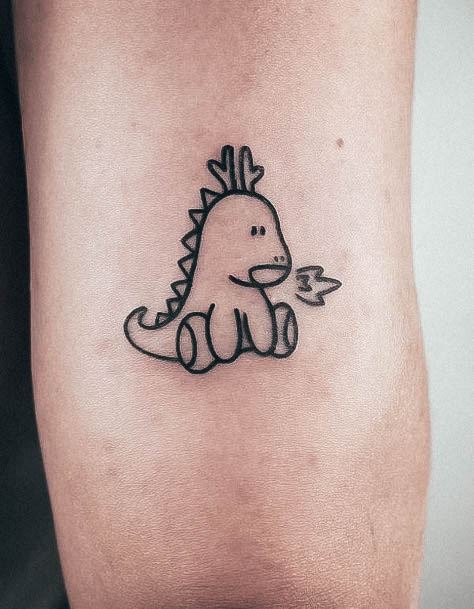 Girls Dinosaur Tattoo Designs