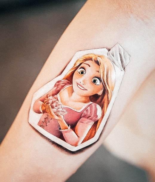 Girls Disney Princess Tattoo Designs