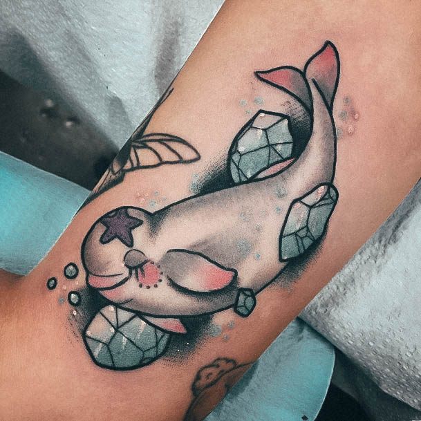 Girls Dolphin Tattoo Designs