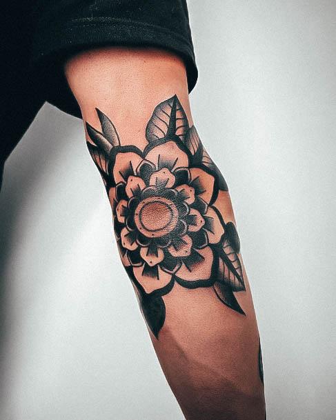 Girls Elbow Tattoo Designs