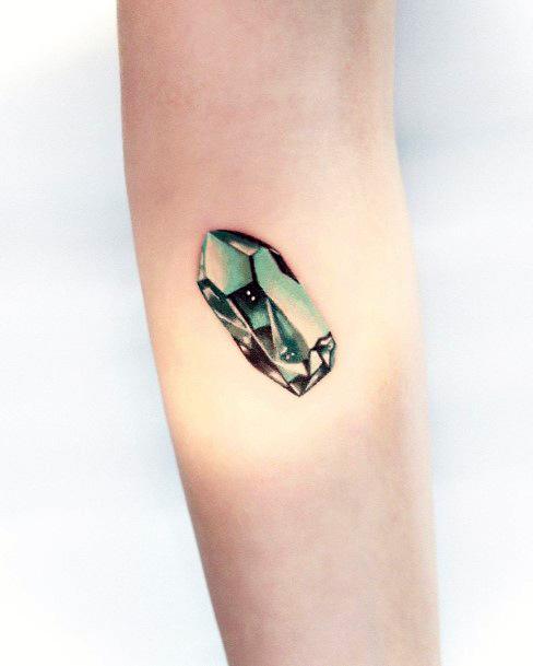 Girls Emerald Tattoo Designs