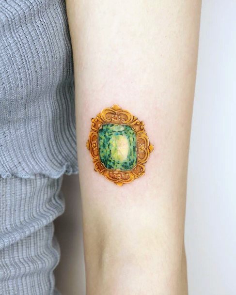 Girls Emerald Tattoo Ideas