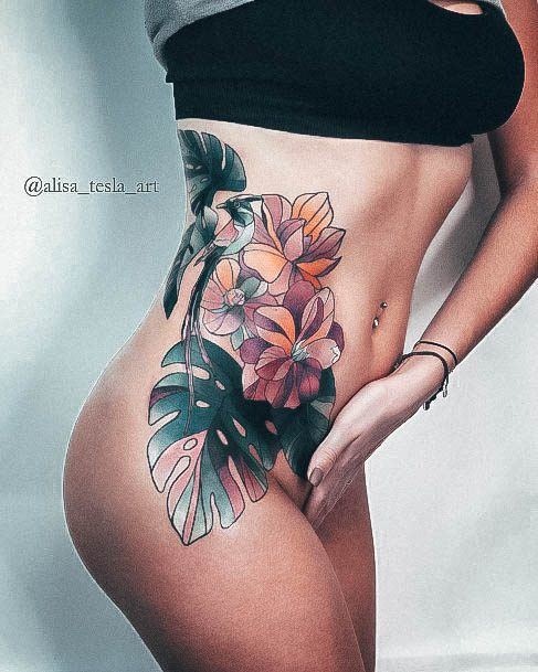 Girls Floral Tattoo Ideas