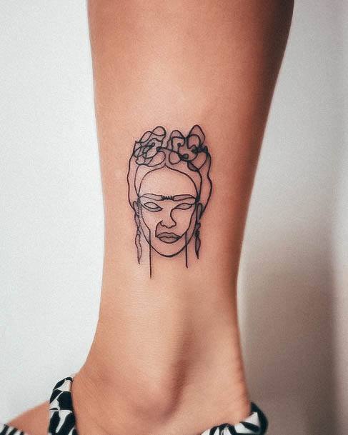 Girls Frida Tattoo Ideas