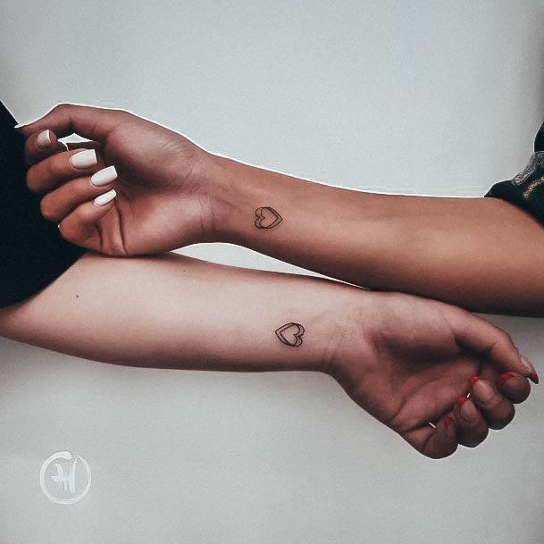 Girls Friendship Tattoo Designs