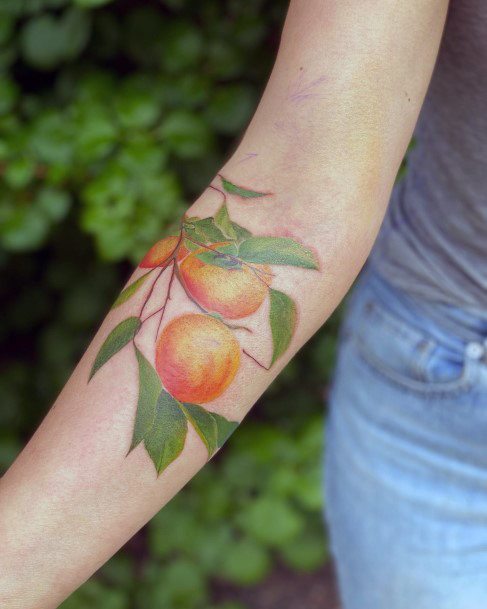 Girls Fruit Tattoo Ideas