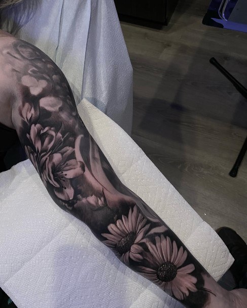 Girls Full Sleeve Tattoo Designs