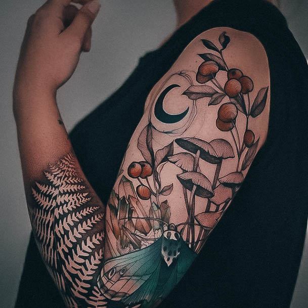 Girls Full Sleeve Tattoo Ideas