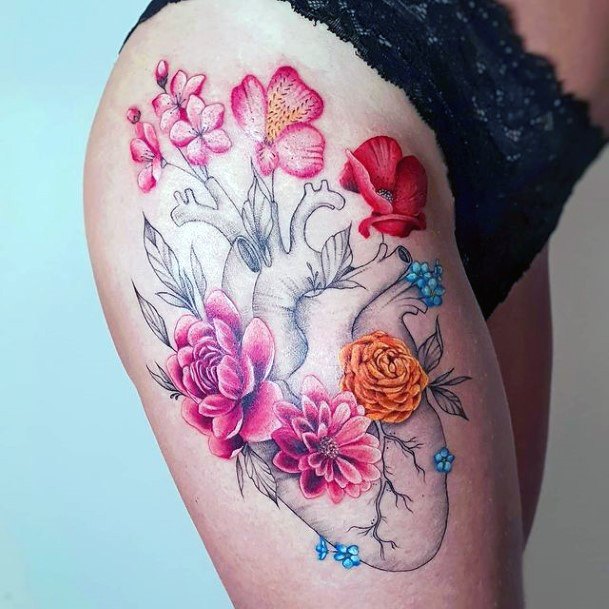 Girls Gardening Tattoo Designs