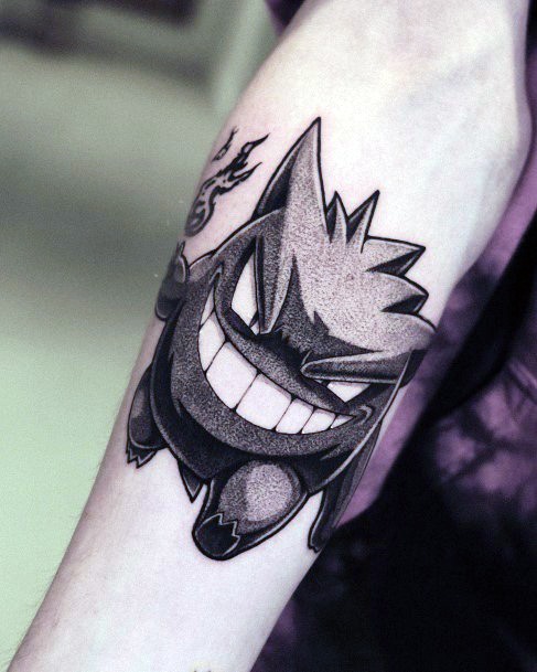 Girls Gengar Tattoo Art