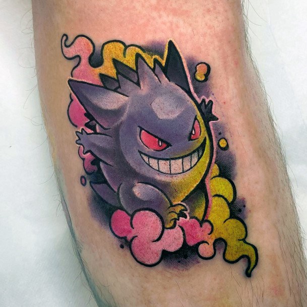 Girls Gengar Tattoo Designs