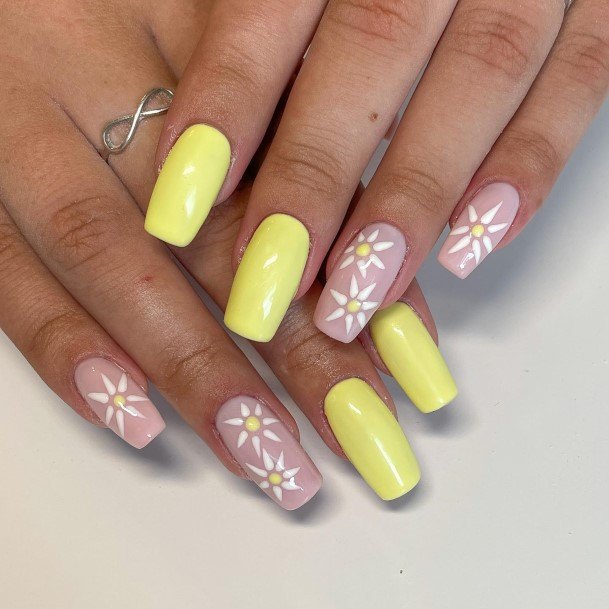 Girls Glamorous Banana Nail Inspiration