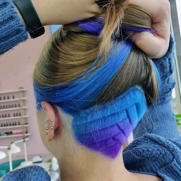 Girls Glamorous Blue Hairstyles Inspiration