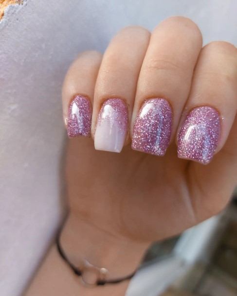 Girls Glamorous Bright Purple Nail Inspiration