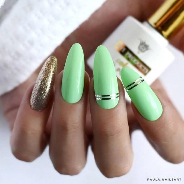 Girls Glamorous Brilliant Nail Inspiration