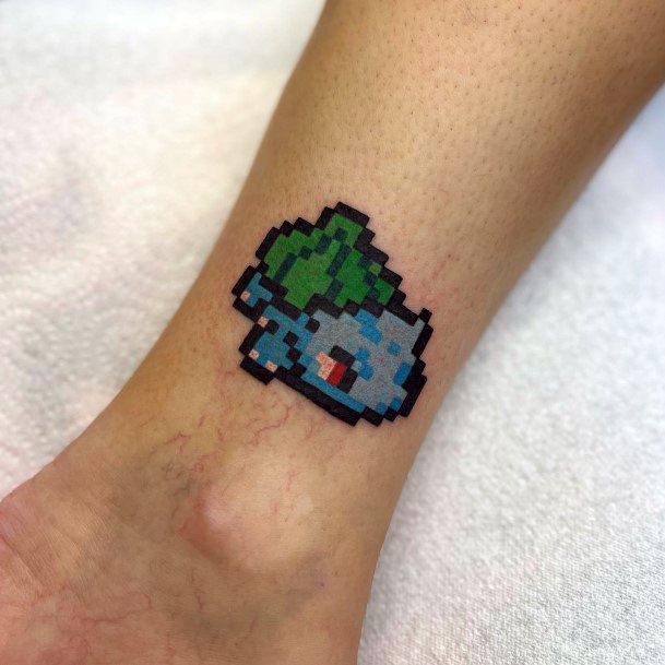 Girls Glamorous Bulbasaur Tattoo Inspiration