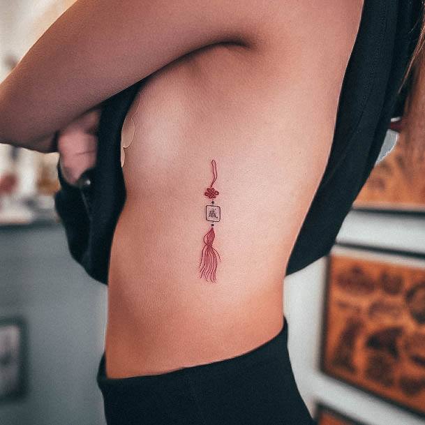 Girls Glamorous Chinese Tattoo Inspiration