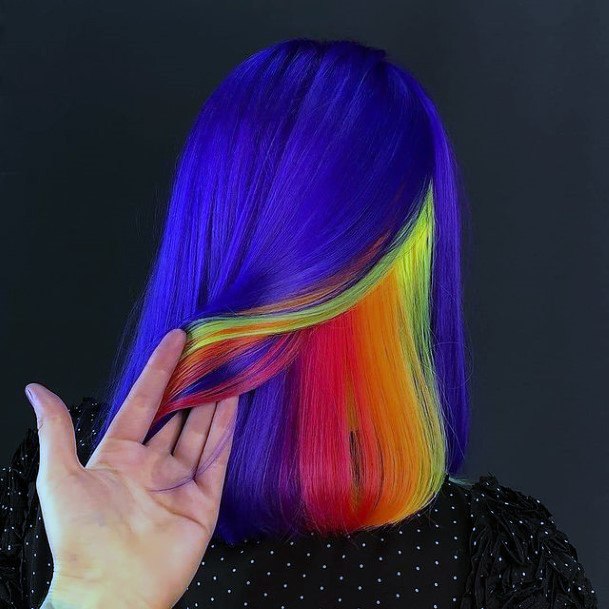 Girls Glamorous Cool Hair Dye Colors Inspiration