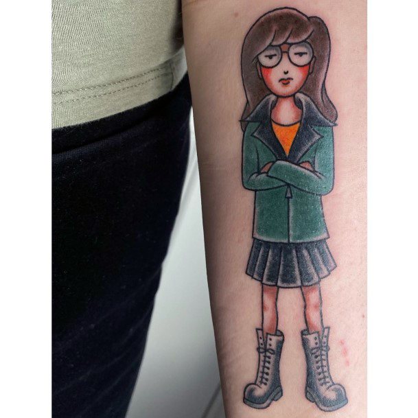 Girls Glamorous Daria Tattoo Inspiration