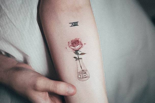 Girls Glamorous Floral Tattoo Inspiration