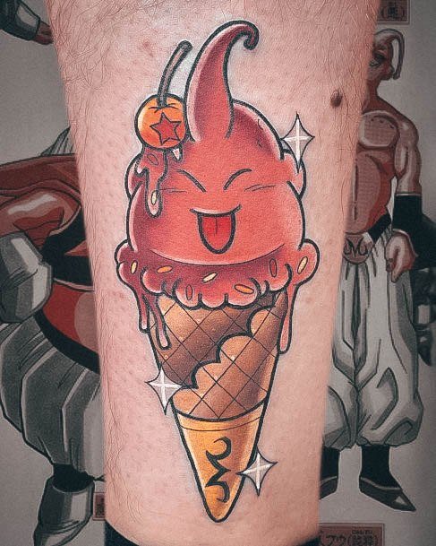 Girls Glamorous Ice Cream Tattoo Inspiration