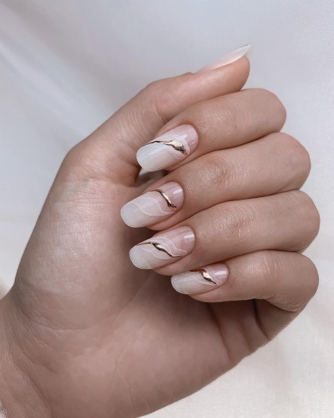 Girls Glamorous Ivory Nail Inspiration