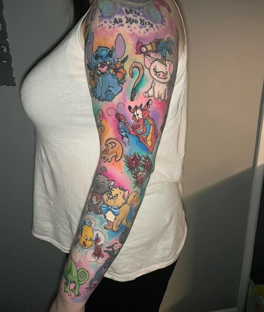 Girls Glamorous Lion King Tattoo Inspiration