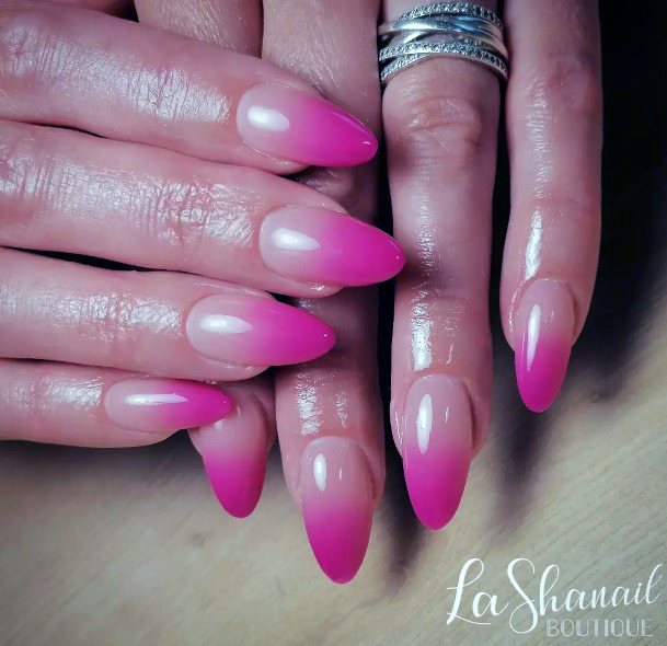 Girls Glamorous Magenta Nail Inspiration