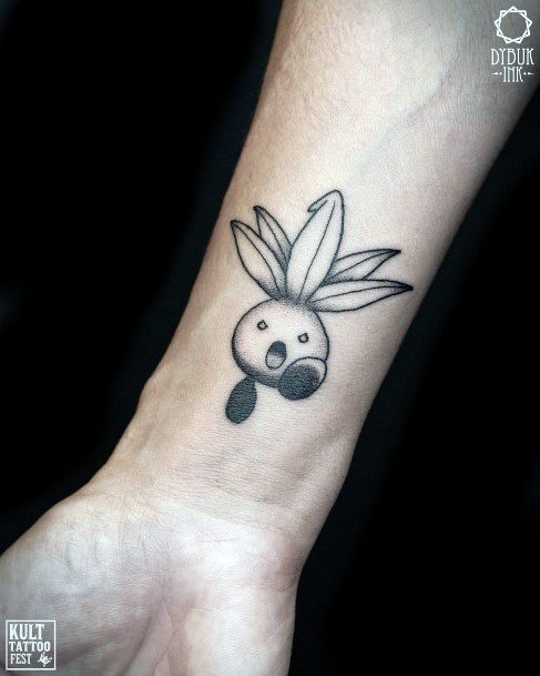 Girls Glamorous Oddish Tattoo Inspiration