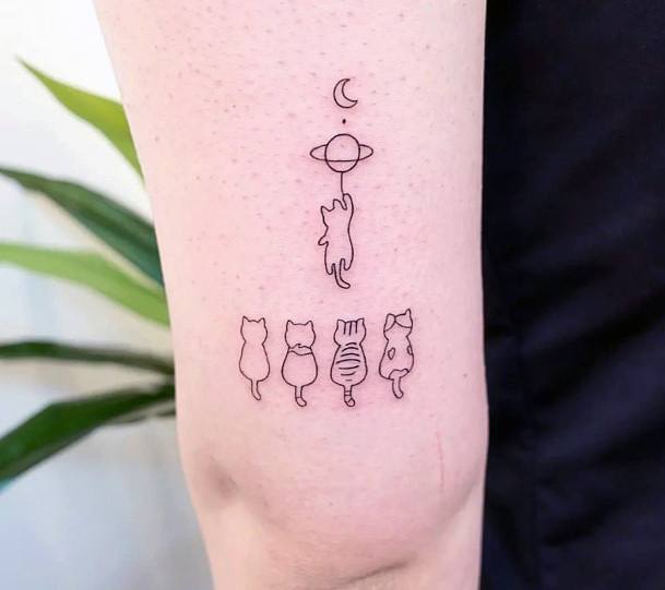 Girls Glamorous Pet Tattoo Inspiration