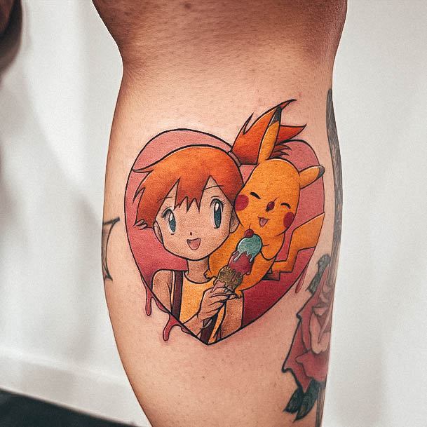 Girls Glamorous Pokemon Tattoo Inspiration