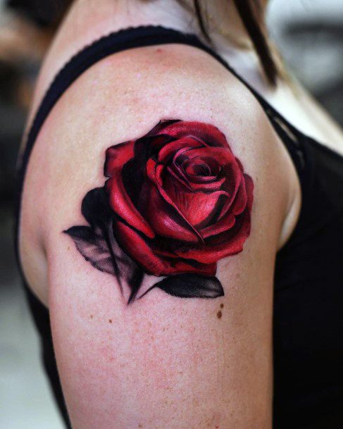 Girls Glamorous Realism Tattoo Inspiration