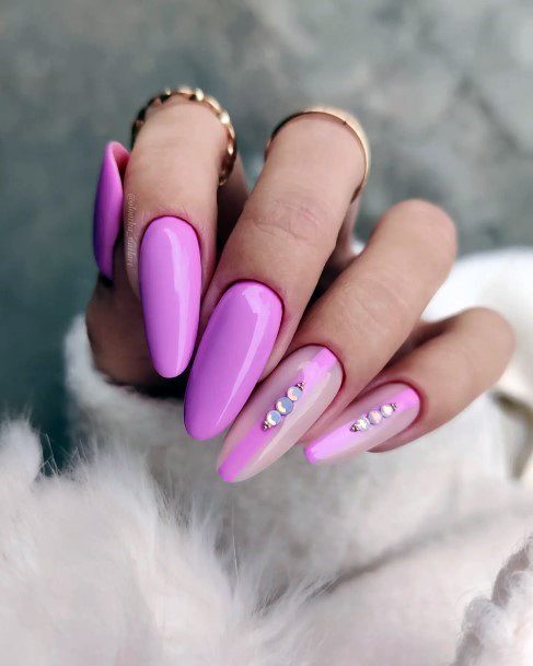 Girls Glamorous Rose Pink Nail Inspiration