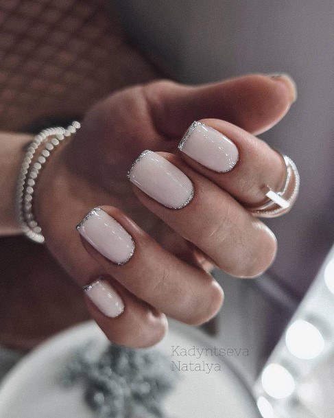 Girls Glamorous Silver Nail Inspiration