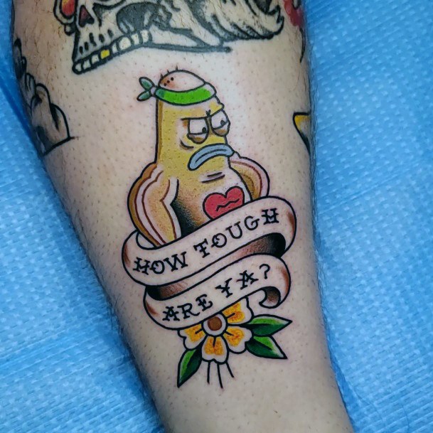 Girls Glamorous Spongebob Tattoo Inspiration