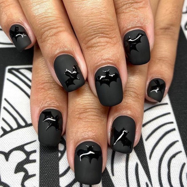 Girls Glamorous Spooky Nail Inspiration