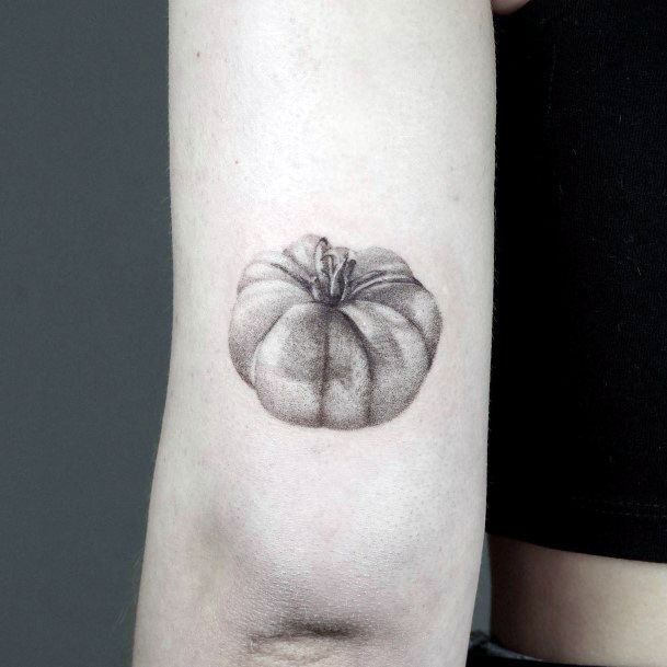 Girls Glamorous Tomato Tattoo Inspiration