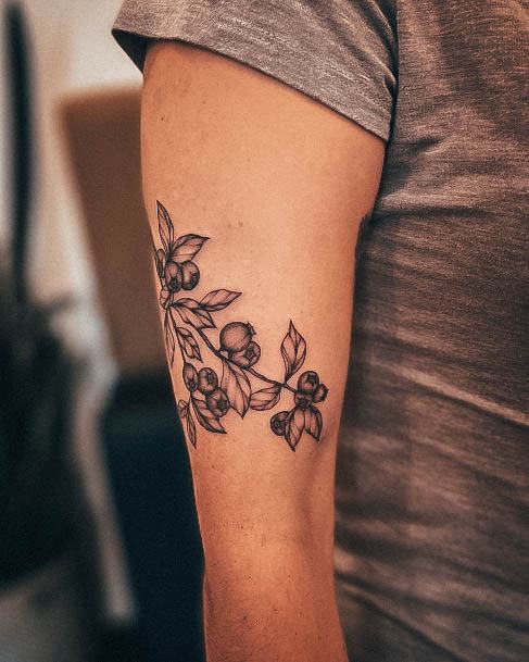 Girls Glamorous Wildflower Tattoo Inspiration