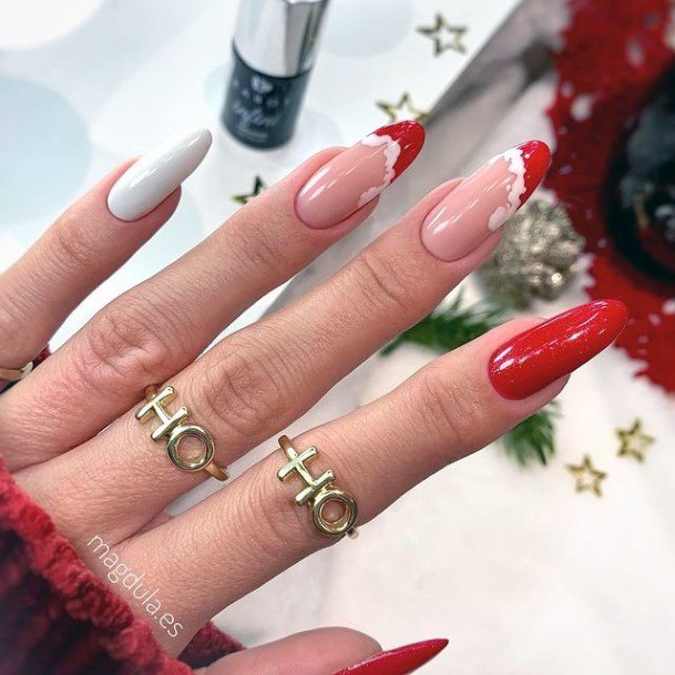 Girls Glamorous Winter Nail Inspiration