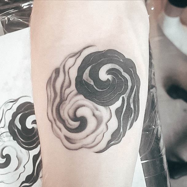 Girls Glamorous Yin Yang Tattoo Inspiration