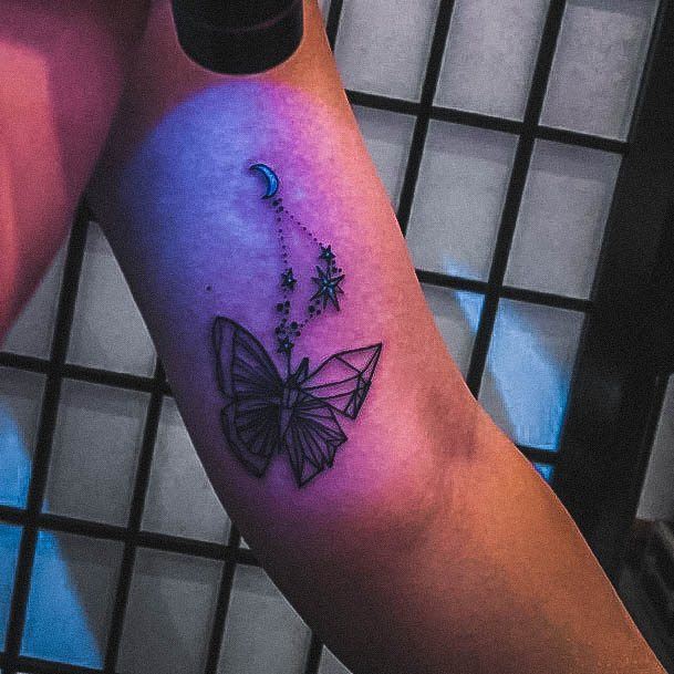 Girls Glow In The Dark Tattoo Designs