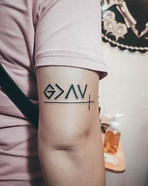 Girls God Is Greater Than The Highs And Lows Tattoo Ideas