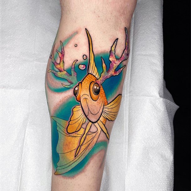 Girls Goldfish Tattoo Ideas