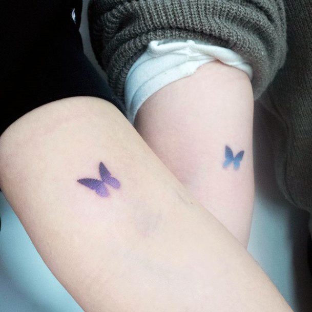 Girls Gradient Tattoo Designs