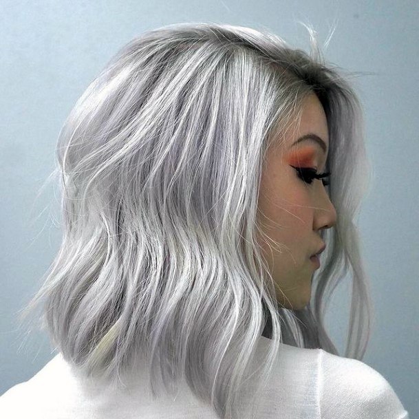 Girls Grey Ombre Hairstyles Looks