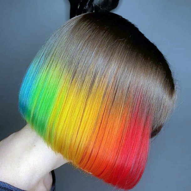 Girls Hairstyless With Dye Ideas