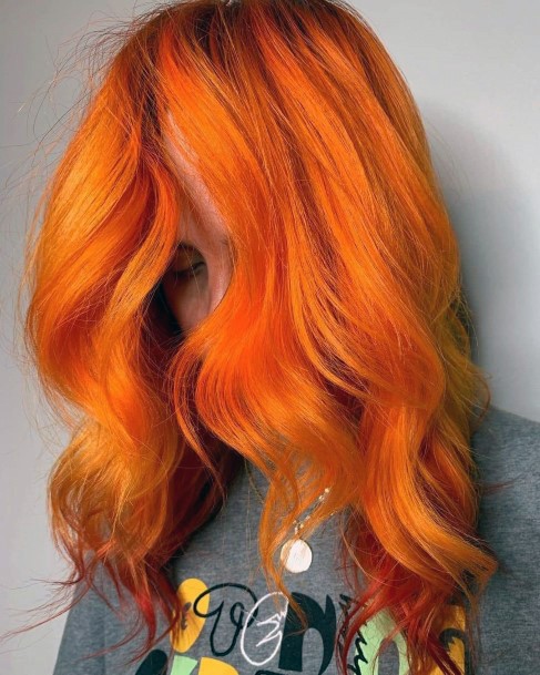 Girls Hairstyless With Orange